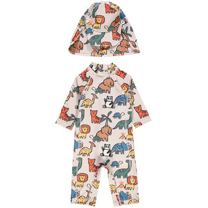 ANIMALS Sunsuit & Hat Set*