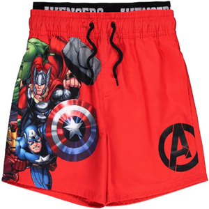 Avengers | Red Boardshorts | Little Gecko