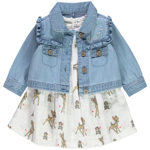 Bambi | Dress & Denim Jacket Set | Little Gecko