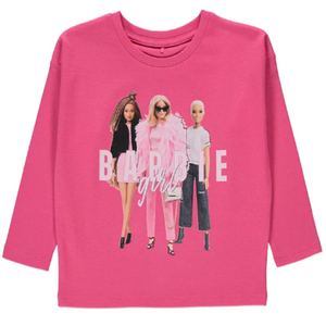 Barbie | Bright Pink T-Shirt | Little Gecko