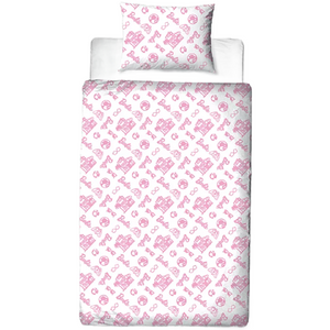 Barbie | Single Bed Quilt Cover Set - Pink | Little Gecko