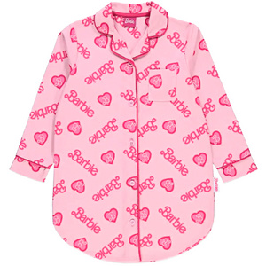 Barbie | Pink Fleece Nightie | Little Gecko