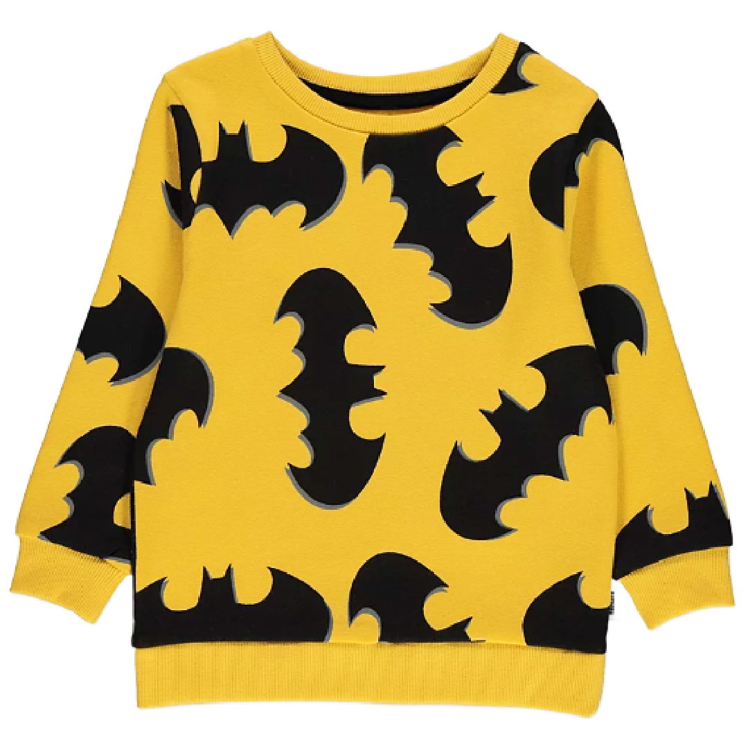 Batman | Yellow Logo Sweatshirt | Little Gecko