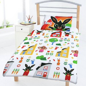 Bing Bunny | Toddler/Cot Bed Quilt Cover Set - Village | Little Gecko 