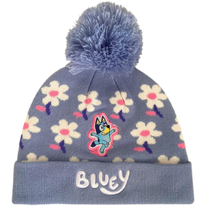 Bluey | Pink/Blue Beanie & Gloves Set | Little Gecko