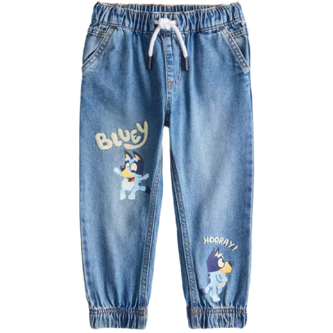 Bluey | Denim Jogger Jeans | Little Gecko