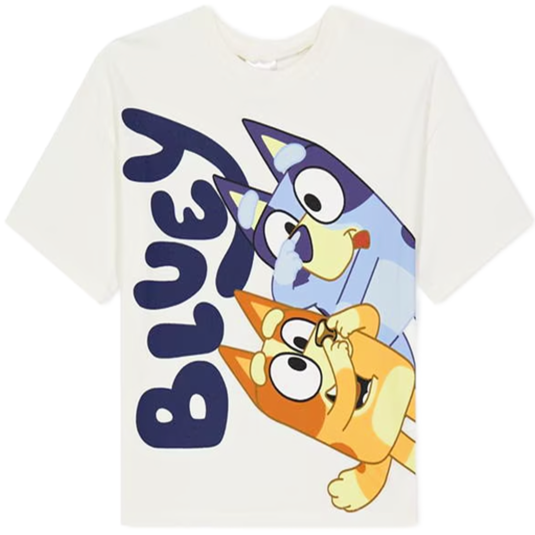 Bluey | White T-Shirt | Little Gecko