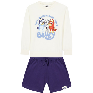 Bluey | Sweatshirt & Shorts Set | Little Gecko