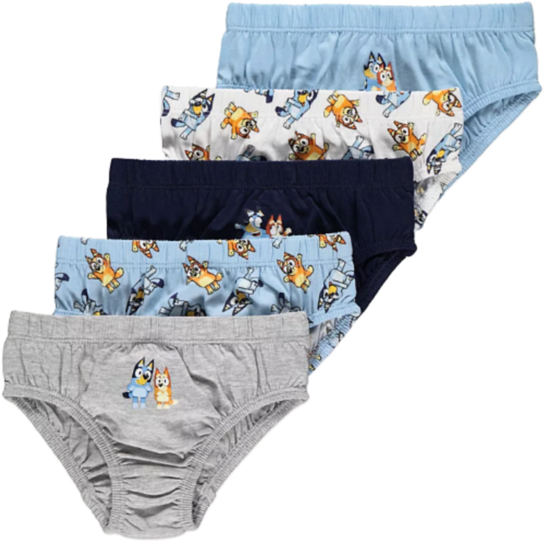 Bluey | 5pk Underwear | Little Gecko