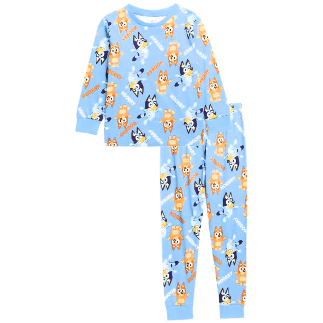 Bluey | Bluey & Bingo All Over Print Pyjamas | Little Gecko