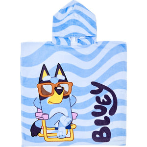 Bluey | Hooded Towel - Waves | Little Gecko