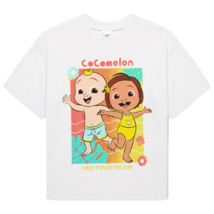 CoComelon | T-Shirt & Bike Shorts Set | Little Gecko