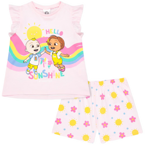 CoComelon | Rainbow Shortie Pyjamas | Little Gecko