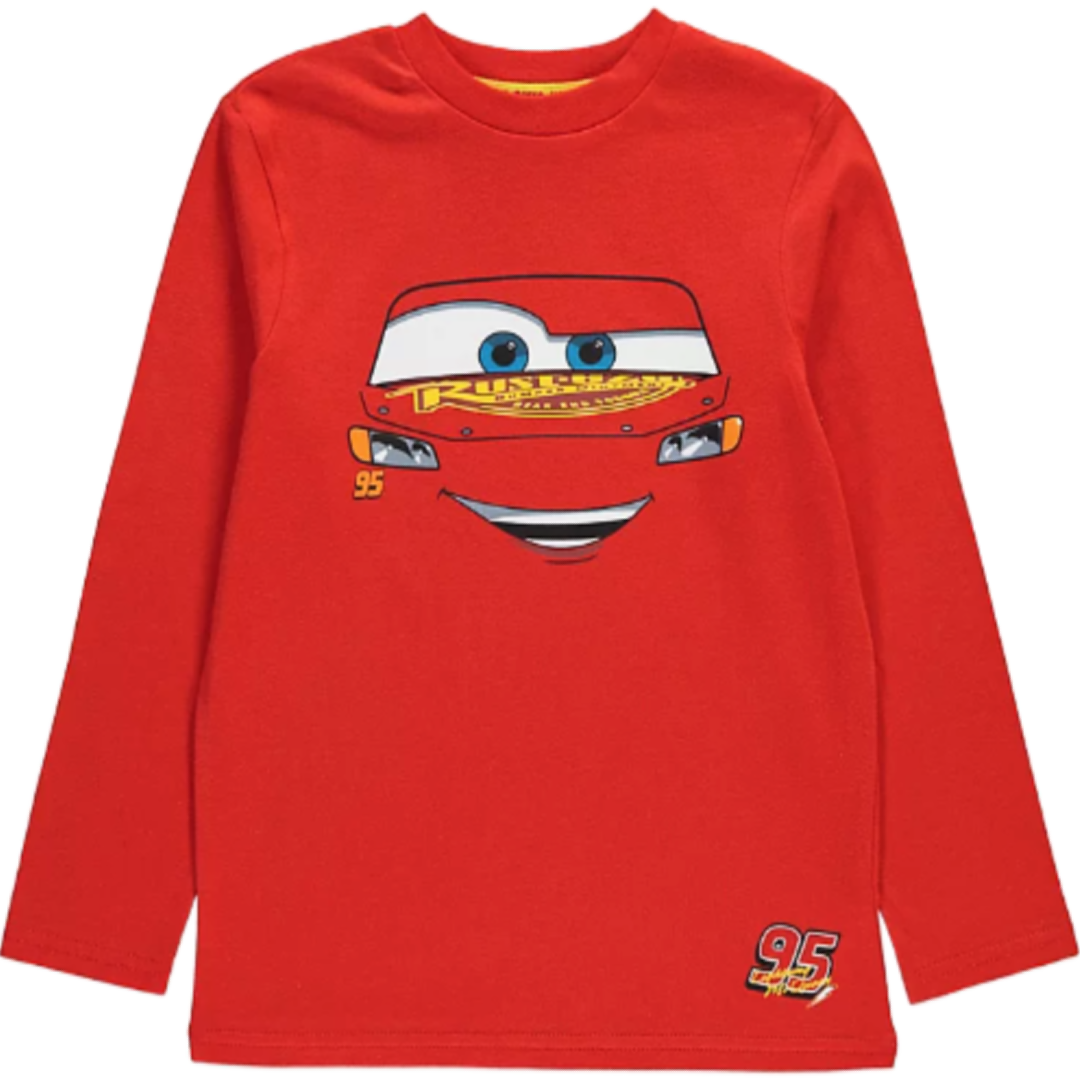 Disney Cars | Red McQueen T-Shirt | Little Gecko