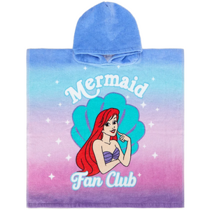 Disney Princess | Hooded Towel - Mermaid Fan Club | Little Gecko