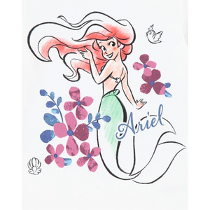 Disney Princess | Ariel Floral Shortie Pyjamas | Little Gecko