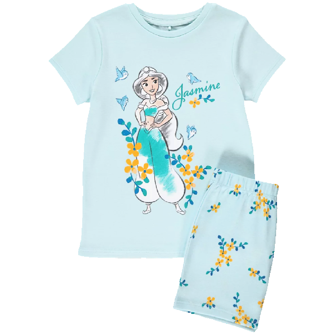 Disney Princess | Jasmine Shortie Pyjamas | Little Gecko