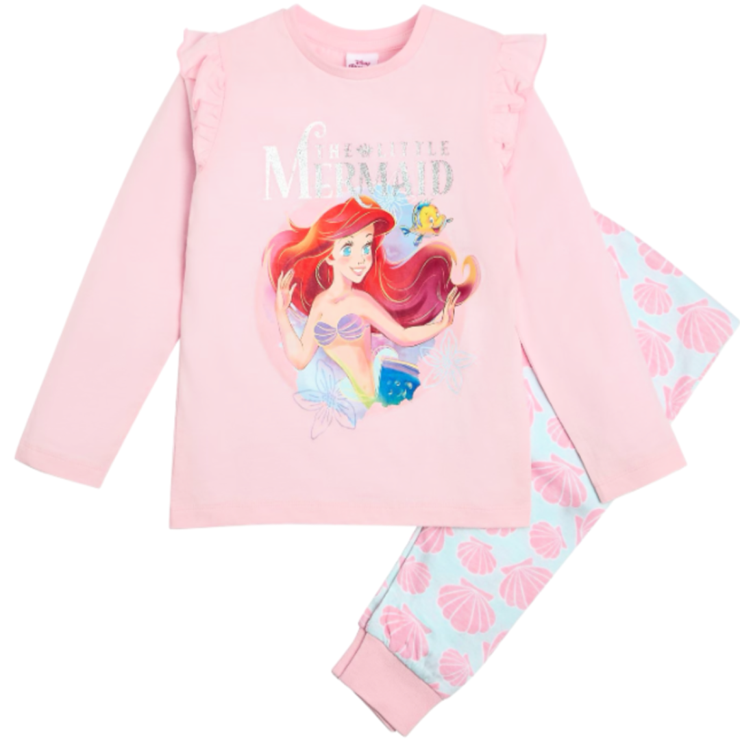 Disney Princess | Pink Ariel Pyjamas | Little Gecko