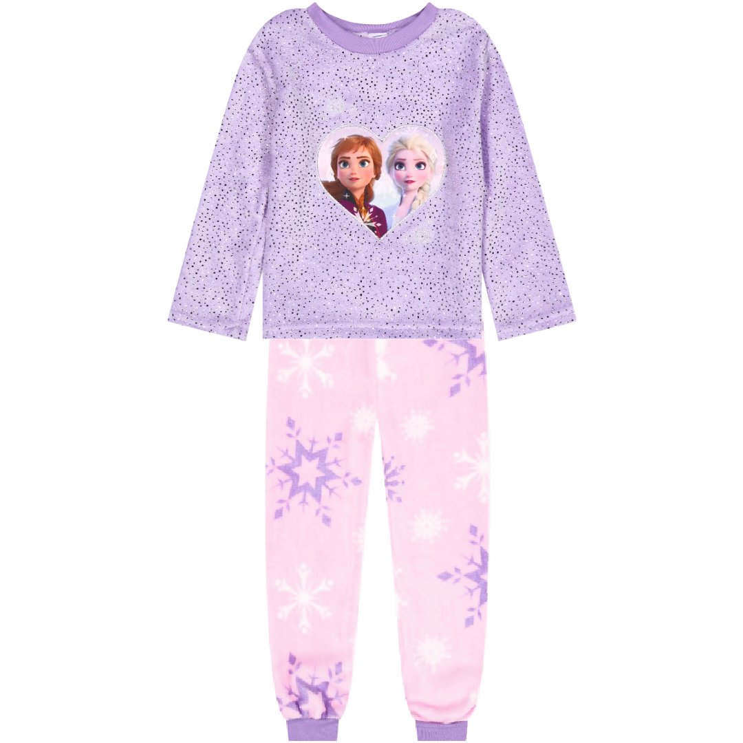 Frozen | Snowflake Fleece Pyjamas | Little Gecko