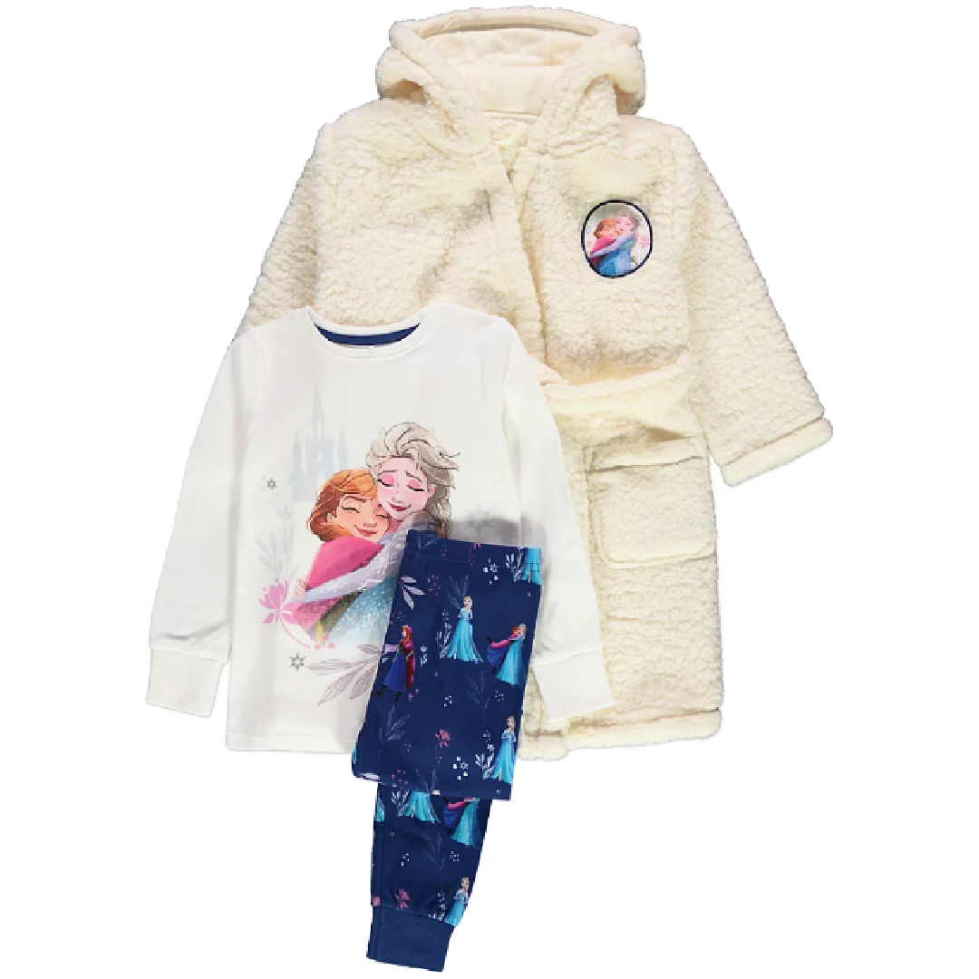 Frozen | Pyjama & Dressing Gown Set | Little Gecko