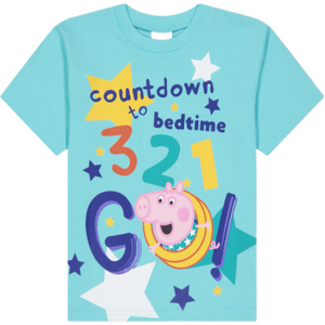 George Pig | Blue Shortie Pyjamas | Little Gecko