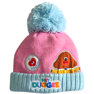 Hey Duggee | Pink Beanie & Gloves Set | Little Gecko