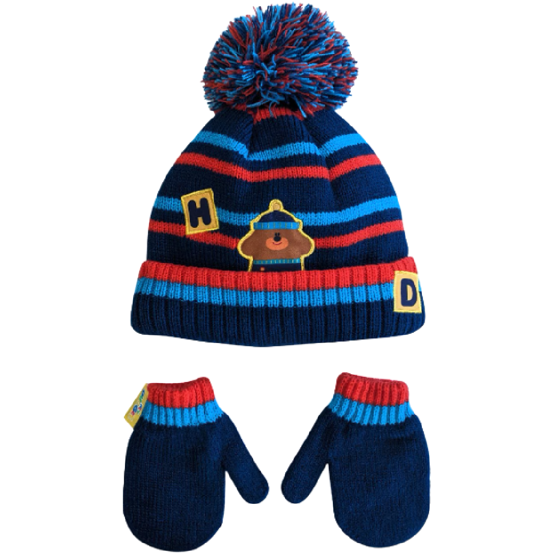 Hey Duggee | Blue Beanie & Gloves Set | Little Gecko