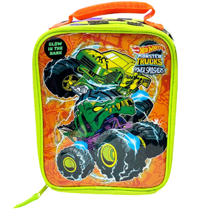 Hot Wheels | Lunch Bag - Monster Trucks | Little Gecko