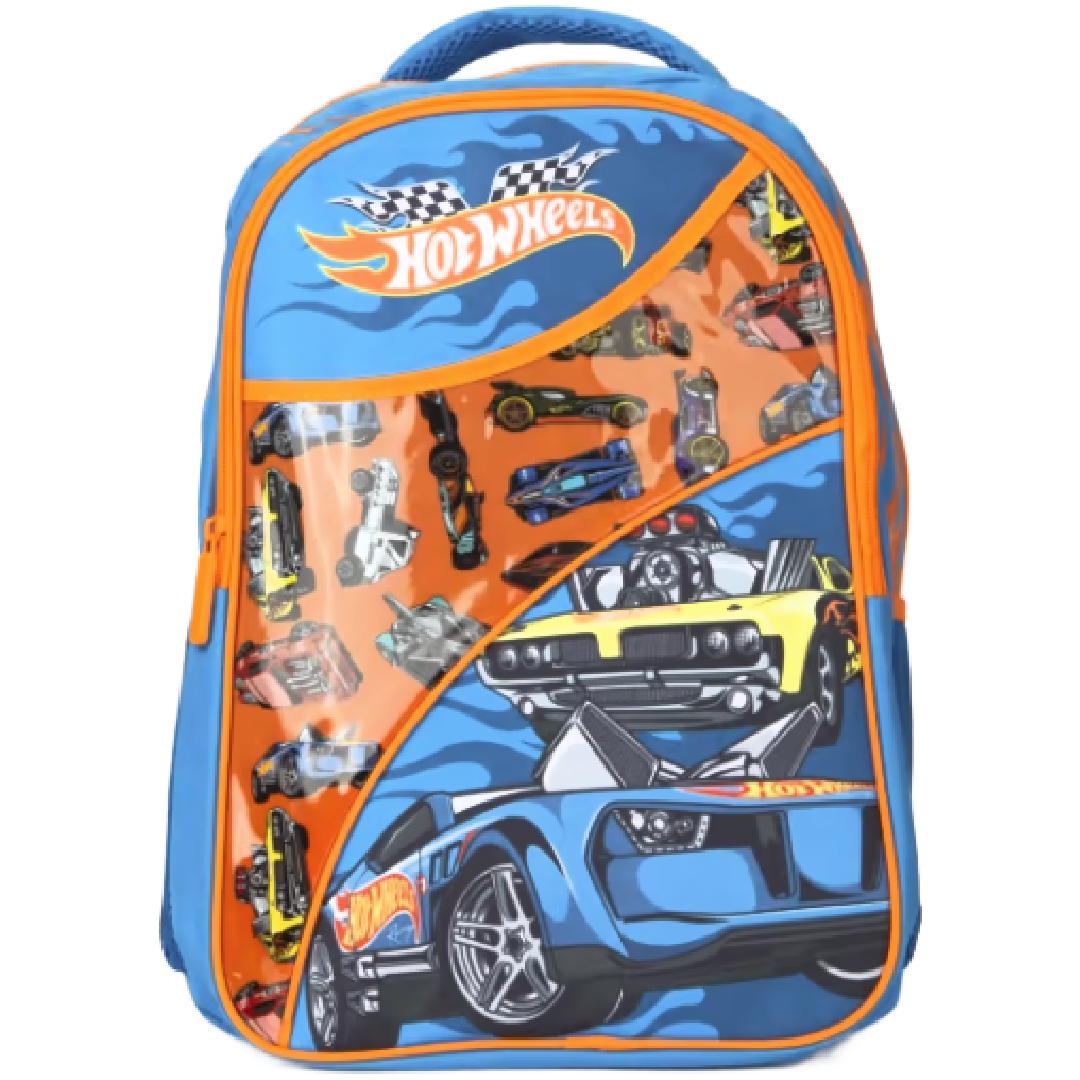 Hot Wheels | Large Backpack - Blue | Little Gecko