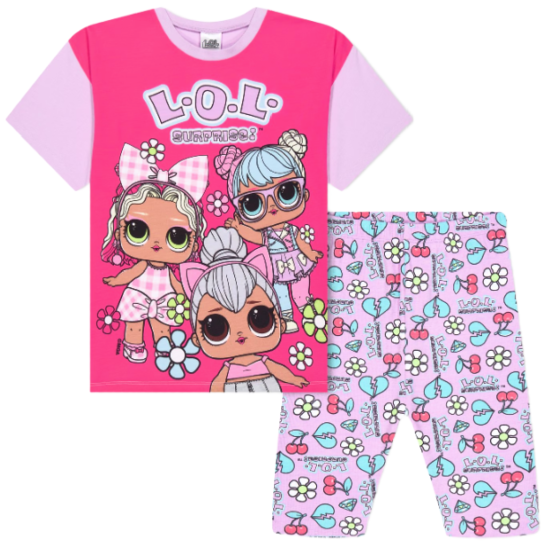 LOL Surprise | T-Shirt & Bike Shorts Set | Little Gecko