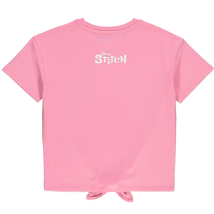 Lilo & Stitch | Pink T-Shirt & Bike Shorts Set | Little Gecko