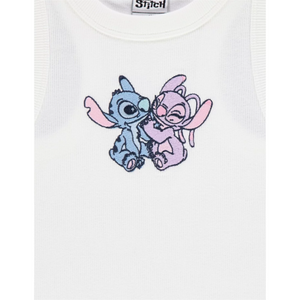 Lilo & Stitch | White Tank & Cargo Joggers Set | Little Gecko