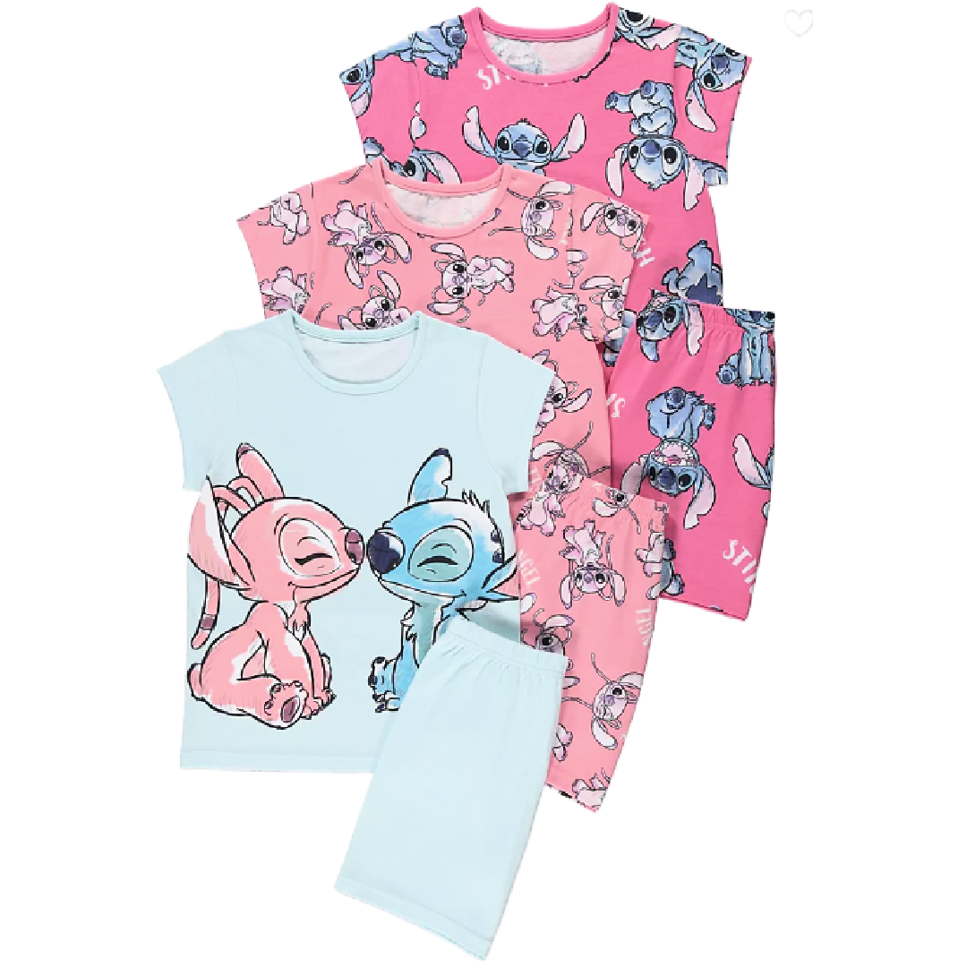 Lilo & Stitch | 3pk Pyjamas | Little Gecko