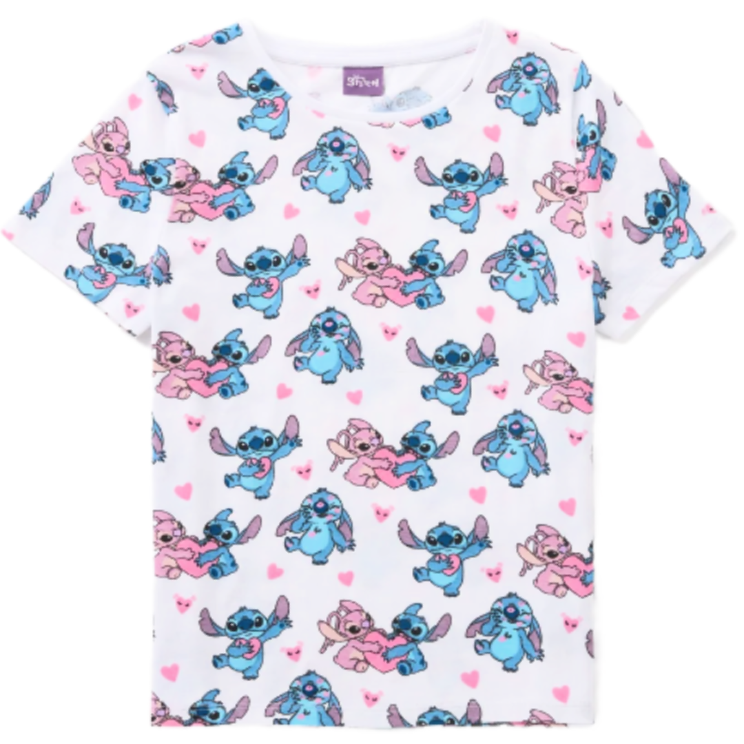 Lilo & Stitch | Hearts T-Shirt | Little Gecko