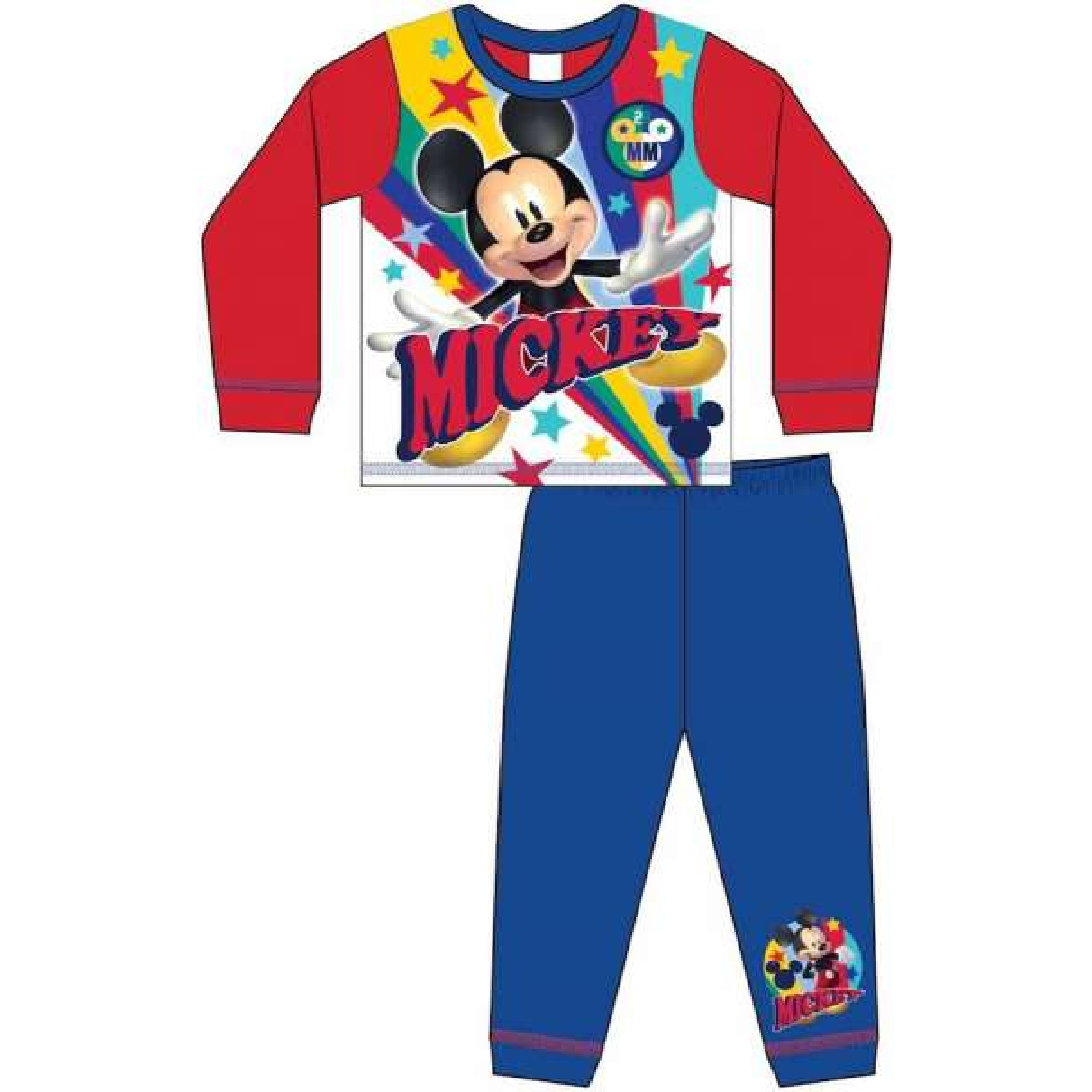 Mickey Mouse | Red/Blue Pyjamas | Little Gecko