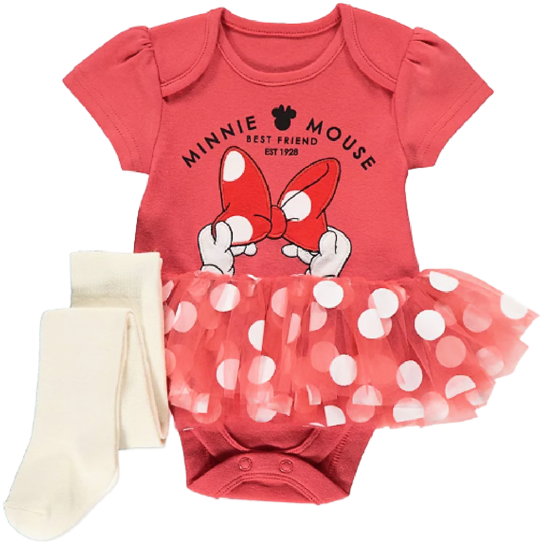 Minnie Mouse | 2pc Romper Set | Little Gecko