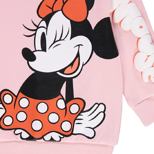 Minnie Mouse | Pink Sweatshirt | Little Gecko