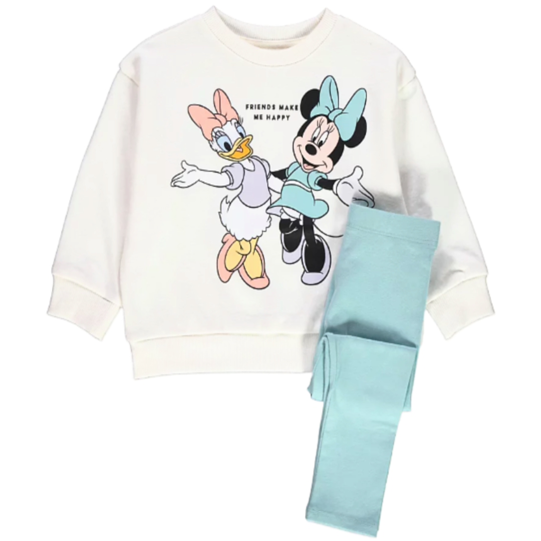 Minnie Mouse | Daisy Sweatshirt & Leggings Set | Little Gecko