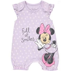 Minnie Mouse | Lilac Romper | Little Gecko