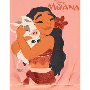 Moana | Peach Sweatshirt | Little Gecko