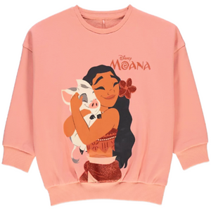 Moana | Peach Sweatshirt | Little Gecko