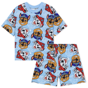 Paw Patrol | Blue Shortie Pyjamas | Little Gecko