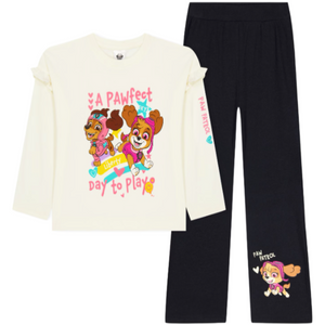 Paw Patrol | White T-Shirt & Leggings Set | Little Gecko