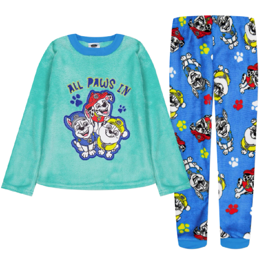 Paw Patrol | Velour Pyjamas | Little Gecko