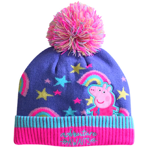 Peppa Pig | Beanie & Gloves Set | Little Gecko