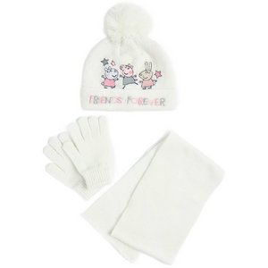 Peppa Pig | Beanie, Scarf & Gloves Set | Little Gecko