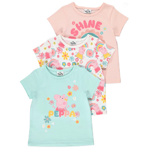 Peppa Pig | 3pk T-Shirts | Little Gecko