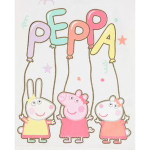 Peppa Pig | Balloons T-Shirt | Little Gecko