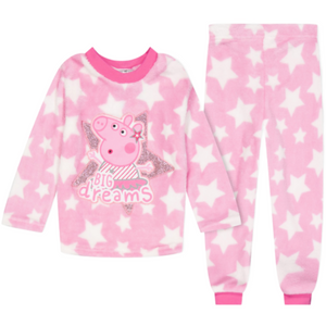 Peppa Pig | Big Dreams Fleece Pyjamas | Little Gecko