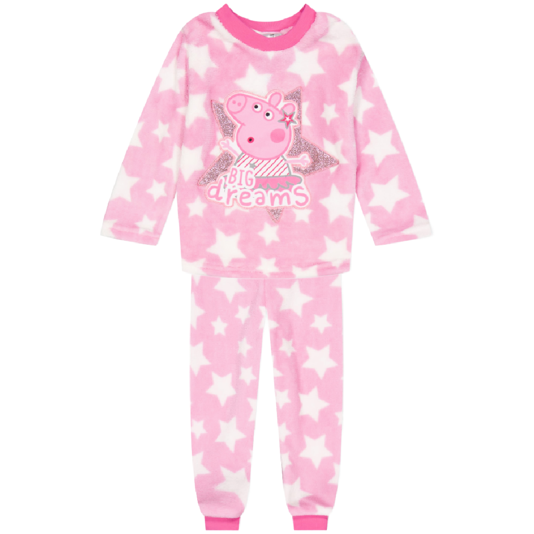 Peppa Pig | Big Dreams Fleece Pyjamas | Little Gecko